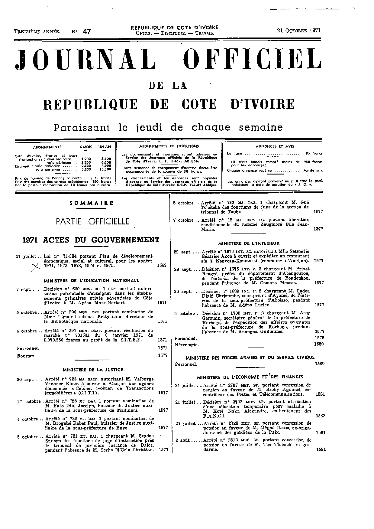 JO 1971-047