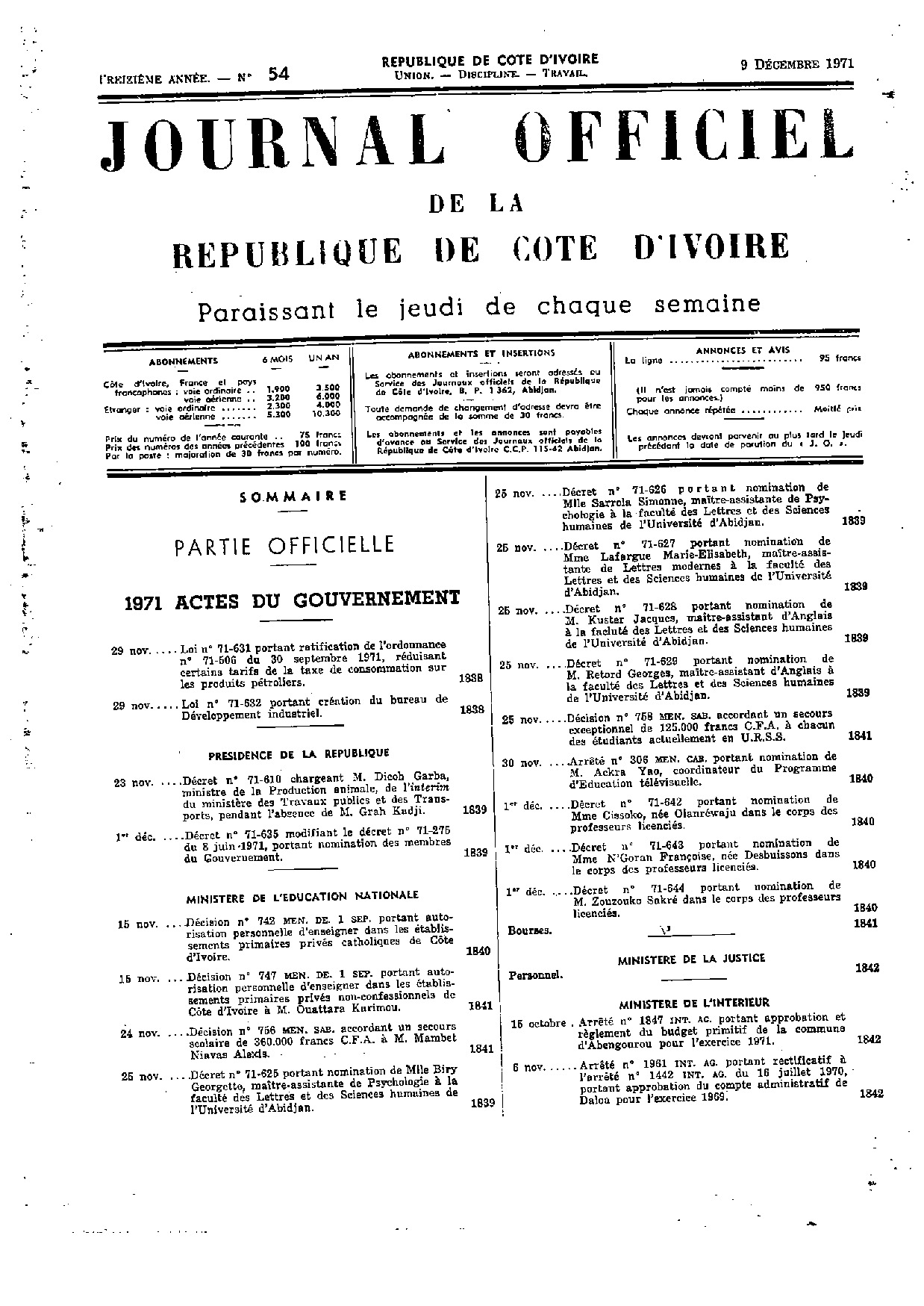 JO 1971-054