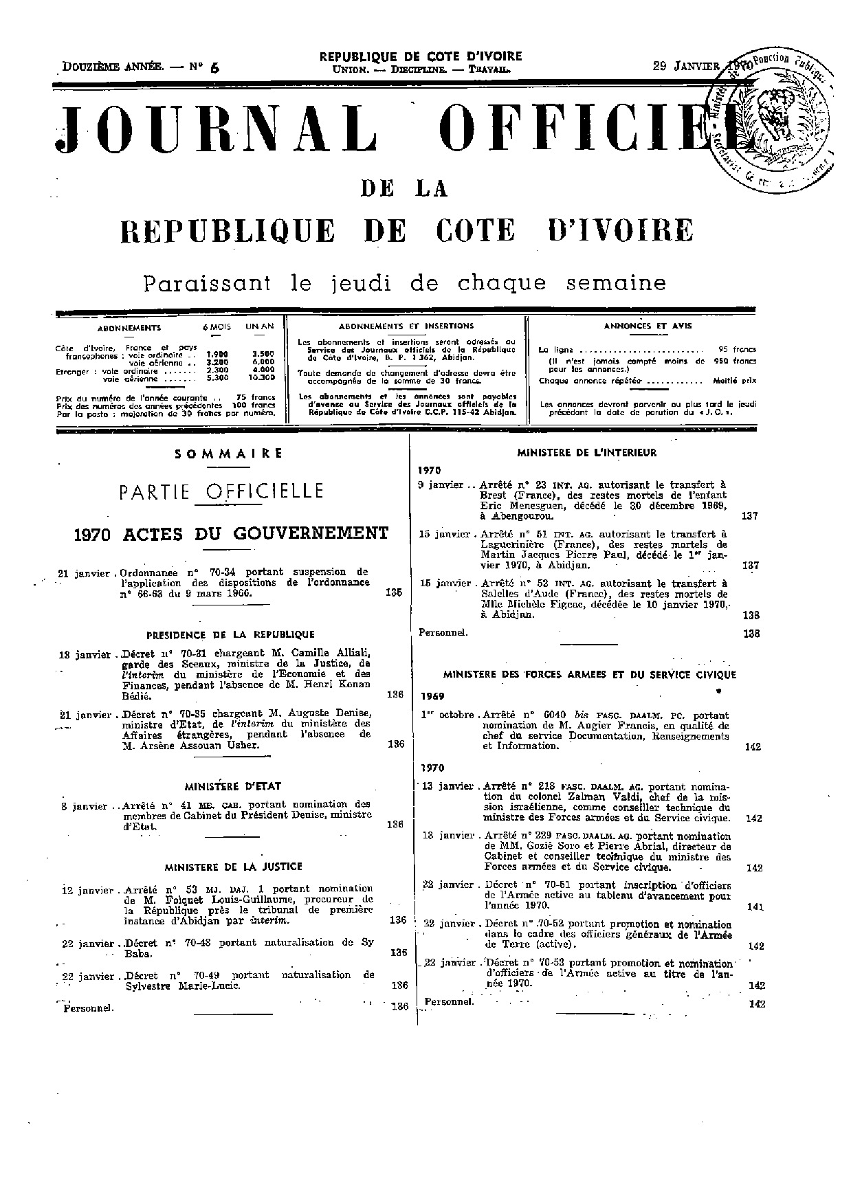 JO 1970-006