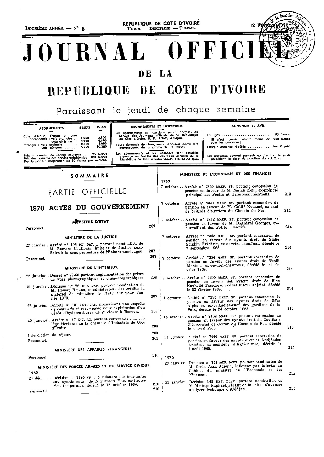 JO 1970-008