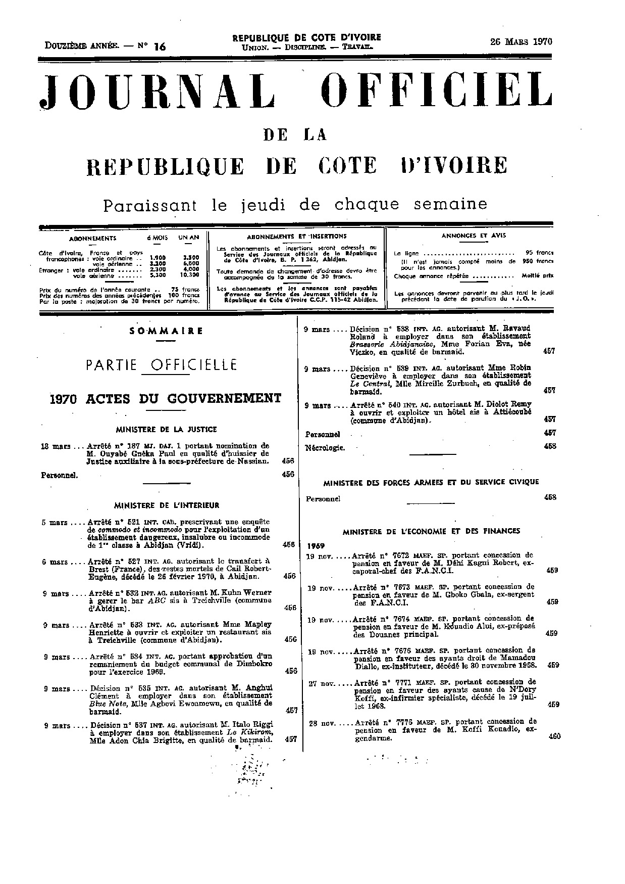 JO 1970-016