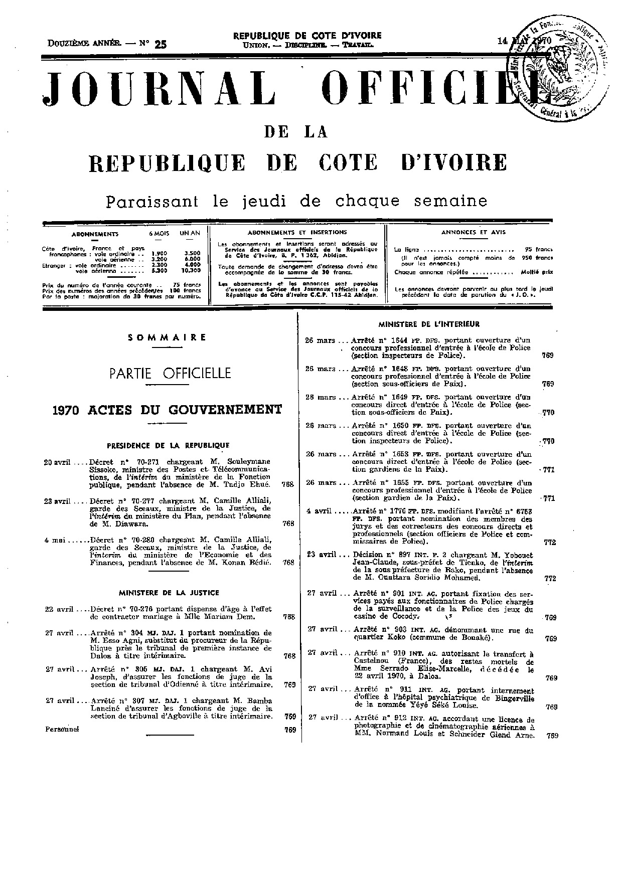 JO 1970-025