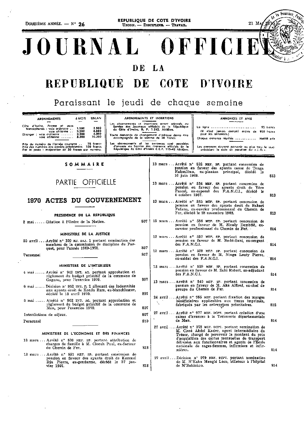 JO 1970-026