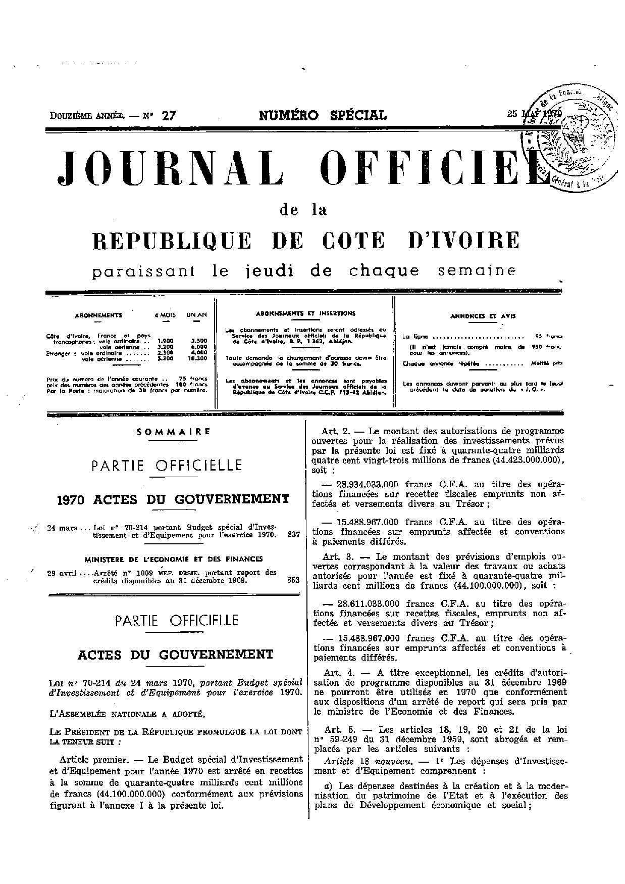 JO 1970-027