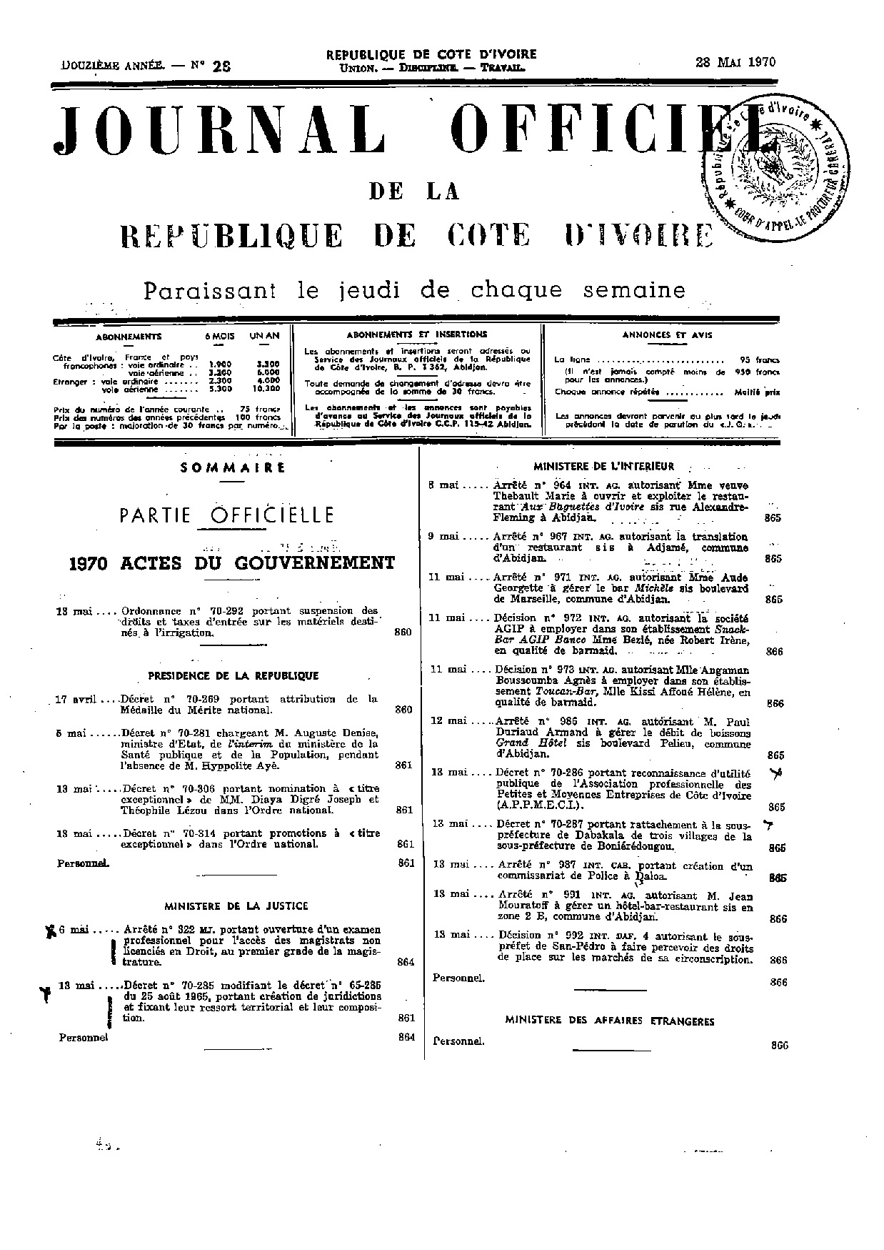 JO 1970-028