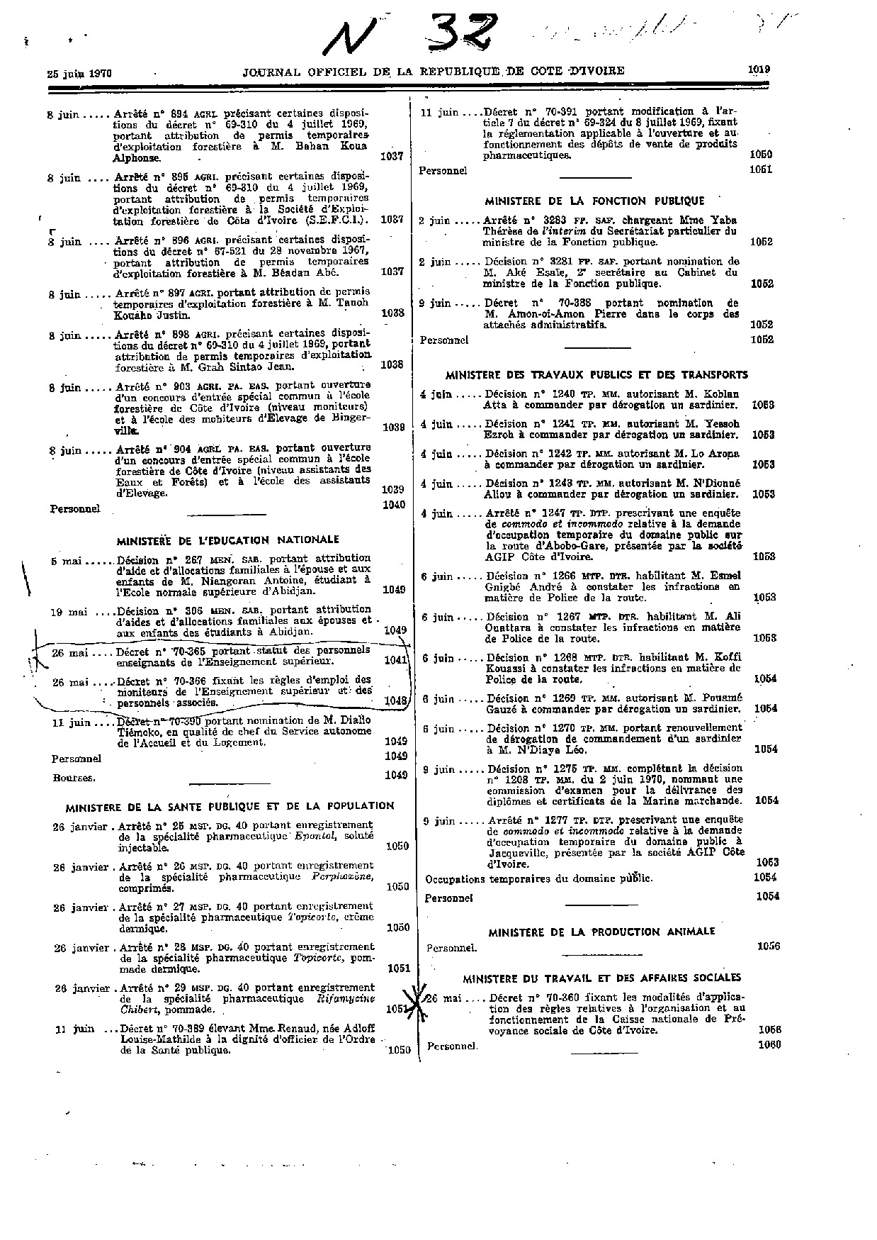 JO 1970-032