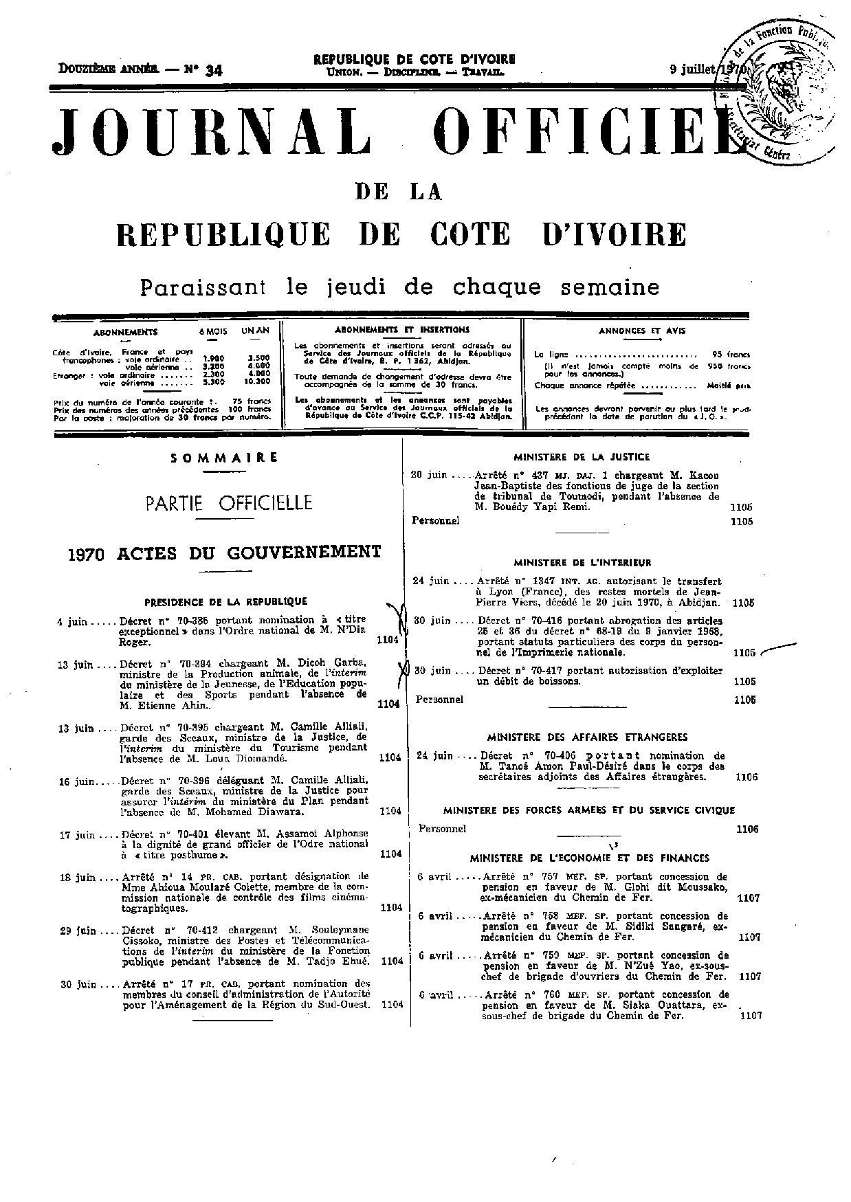 JO 1970-034