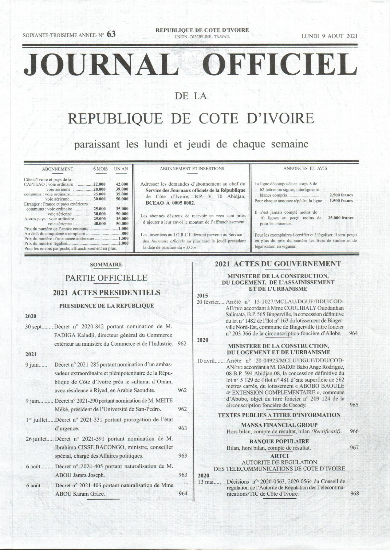 JO 2021-063