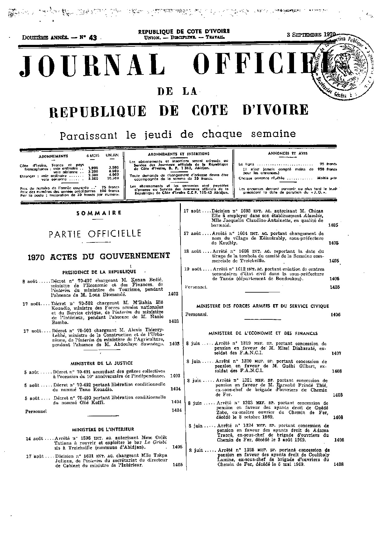 JO 1970-043