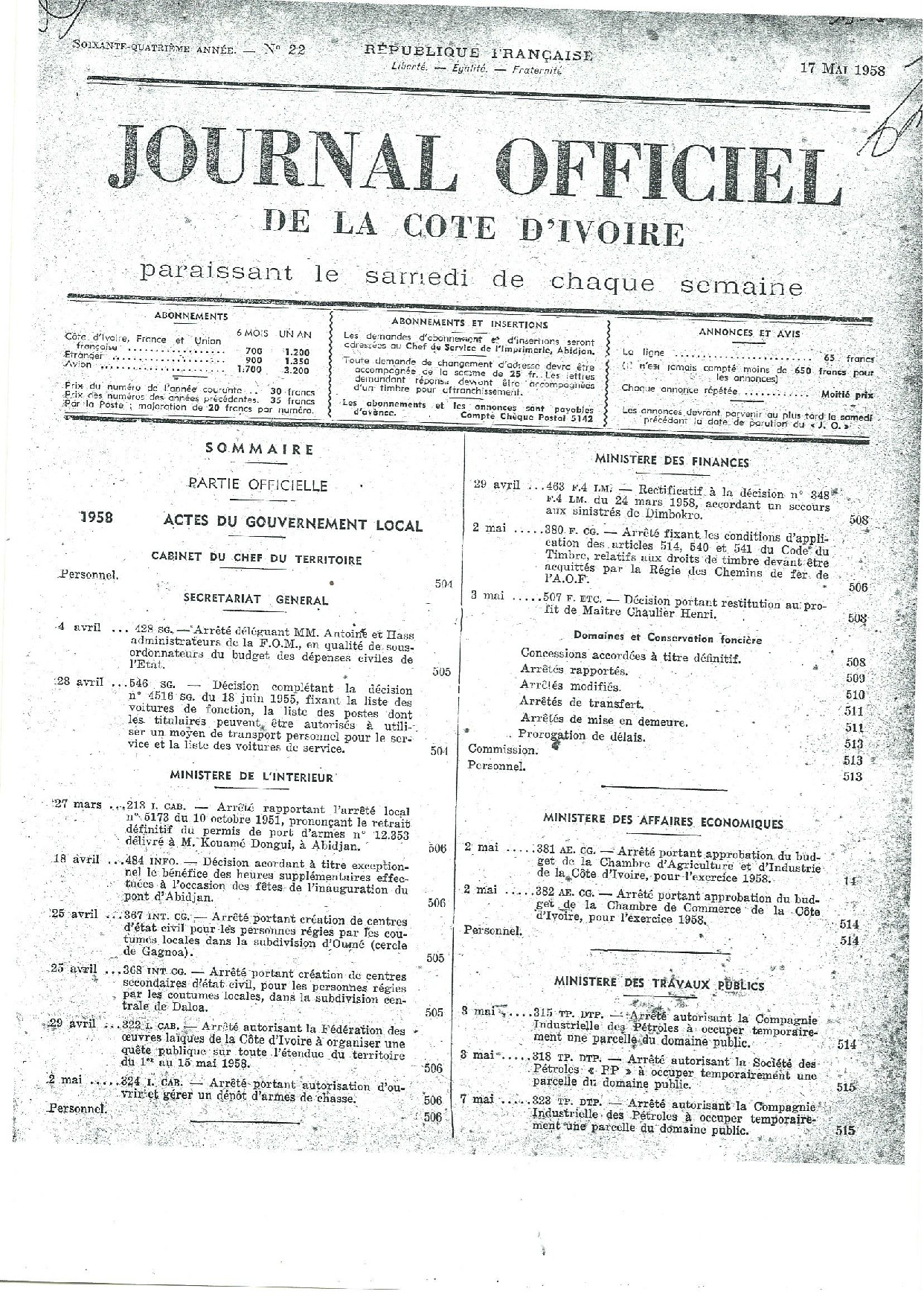 JO 1958-022 FRANCE_CI