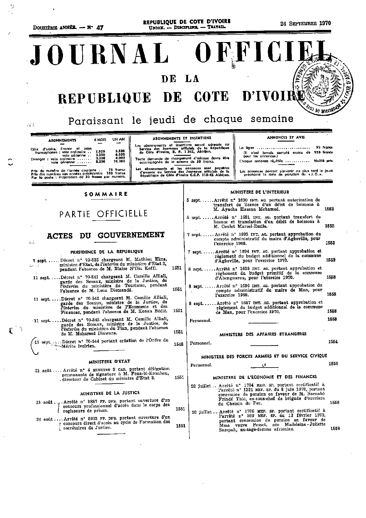 JO 1970-047