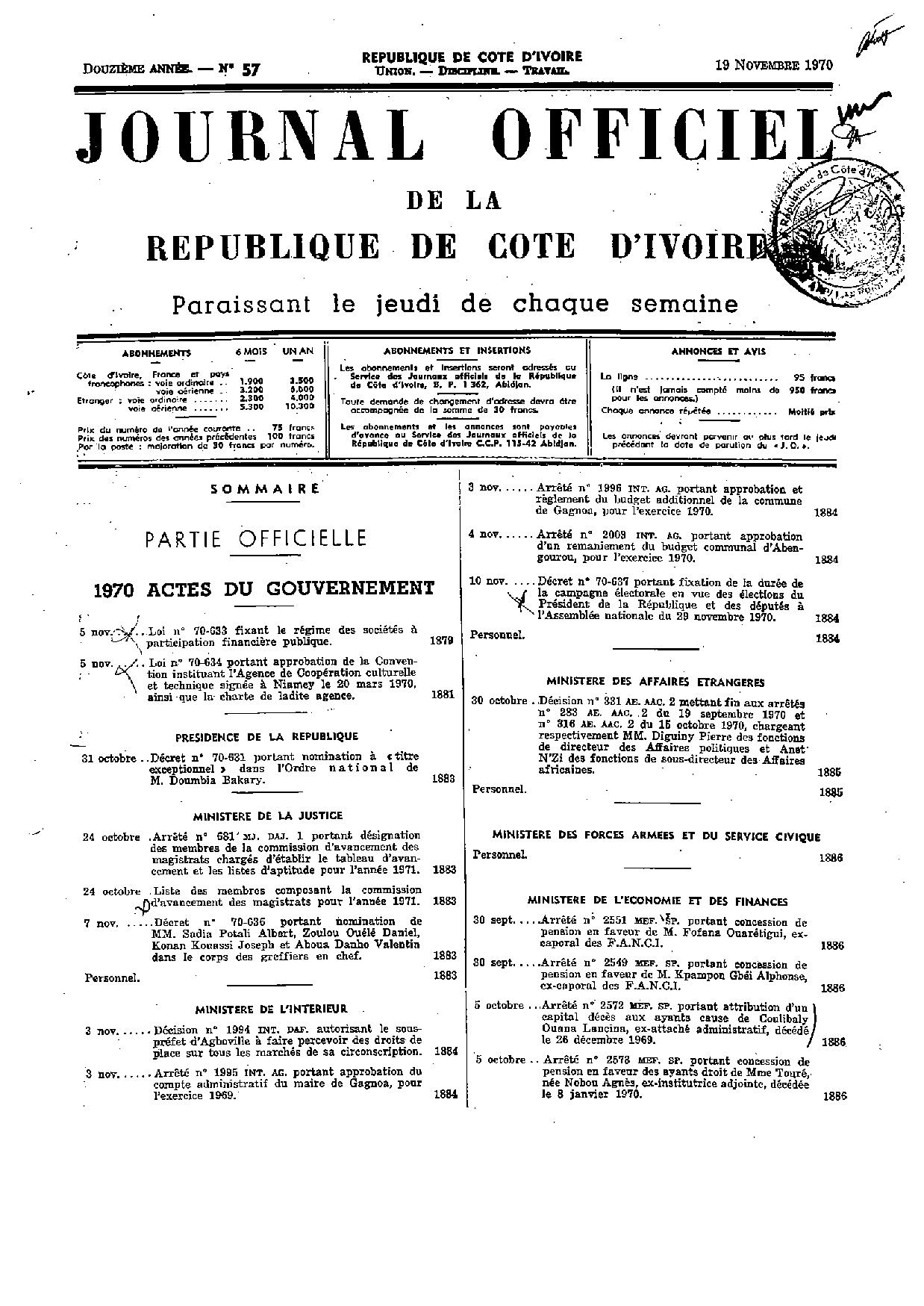 JO 1970-057
