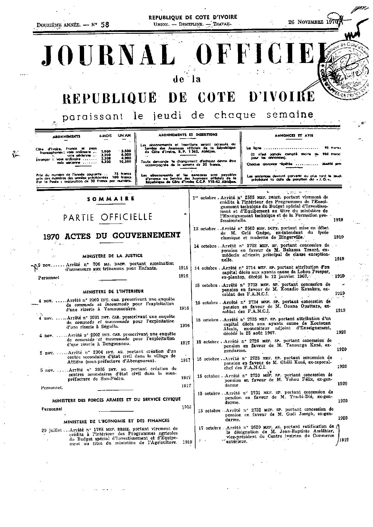 JO 1970-058