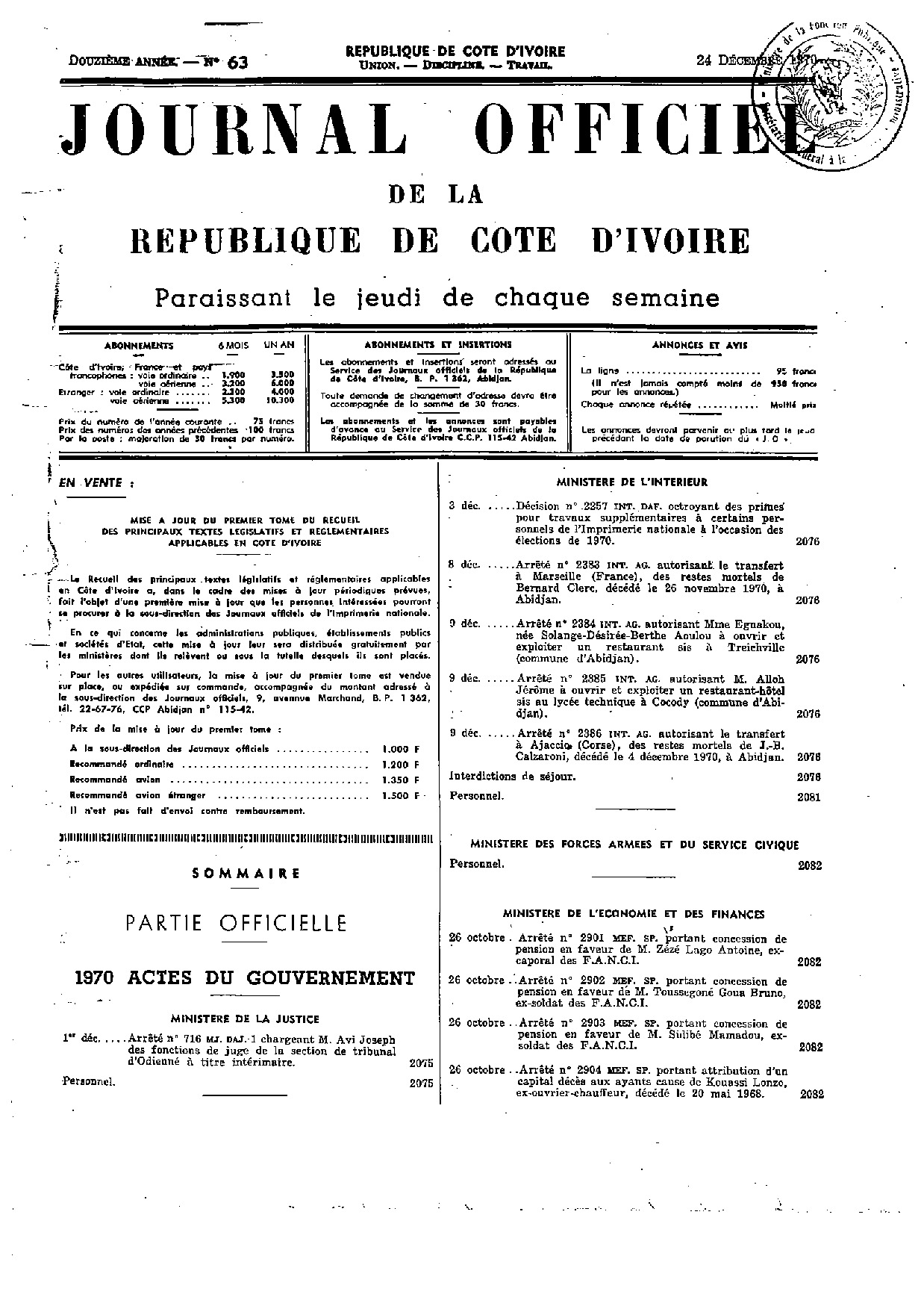 JO 1970-063