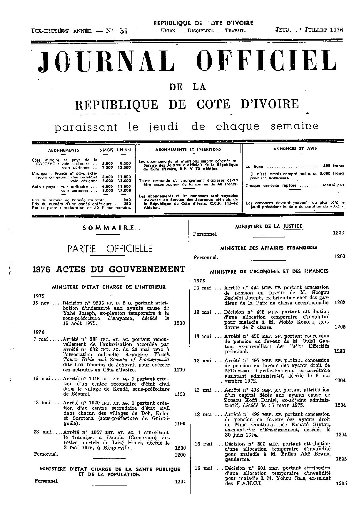 JO 1976-031