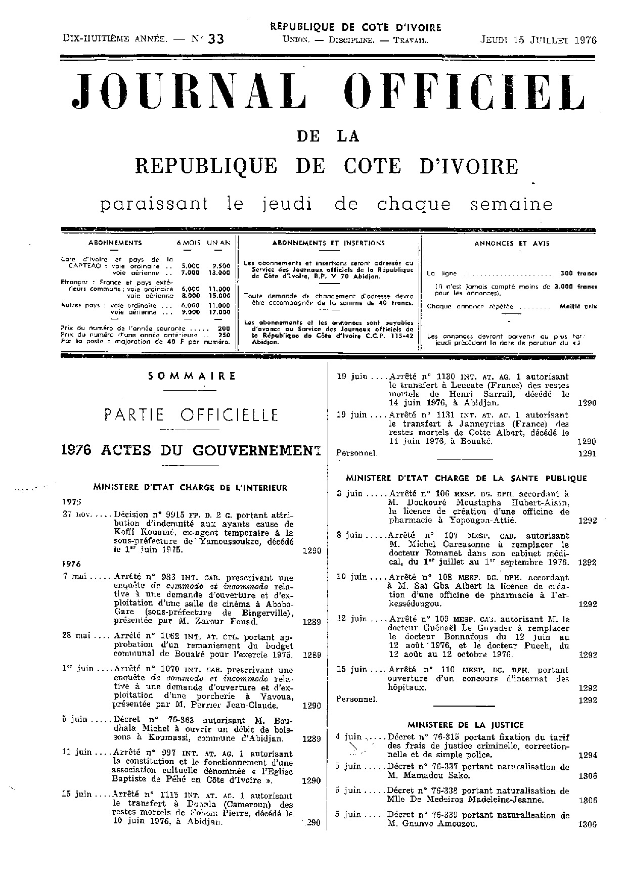 JO 1976-033