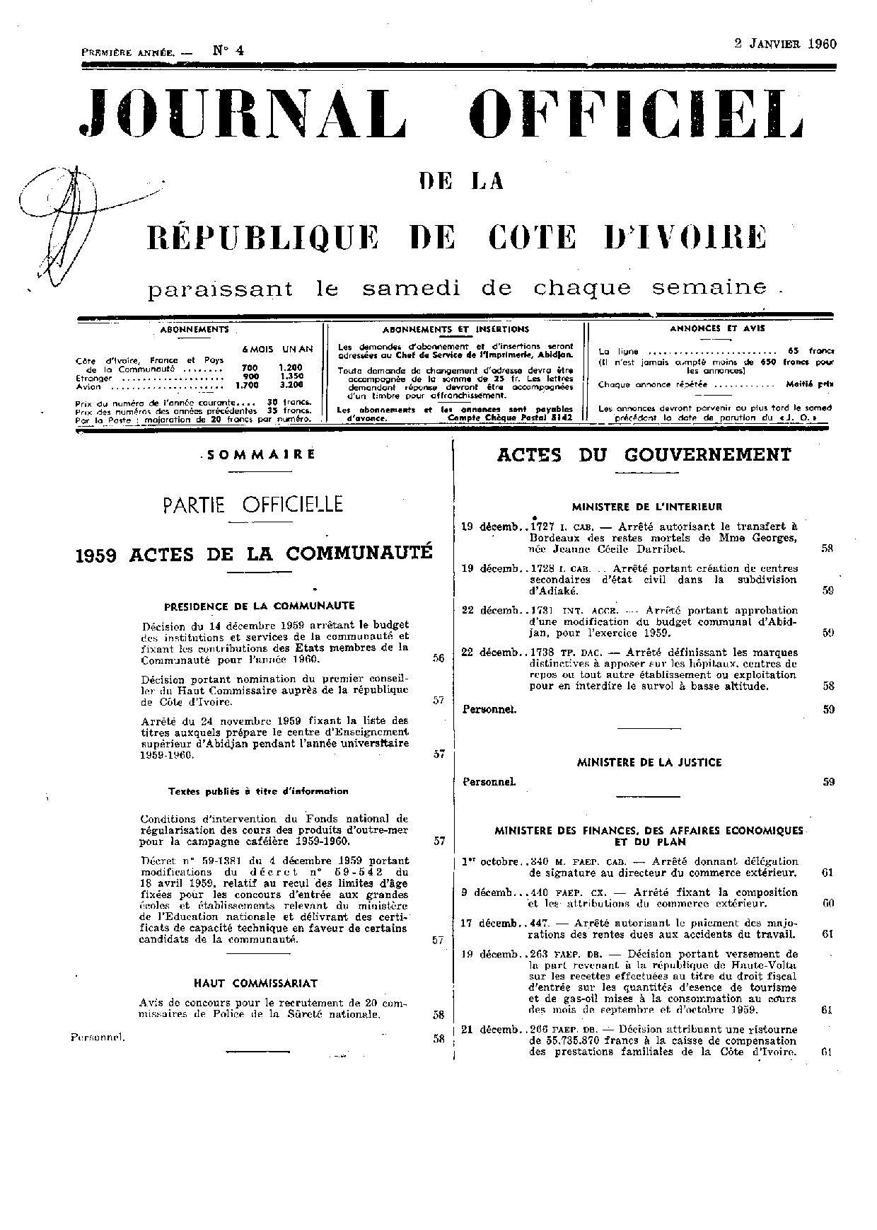 JO 1960-004