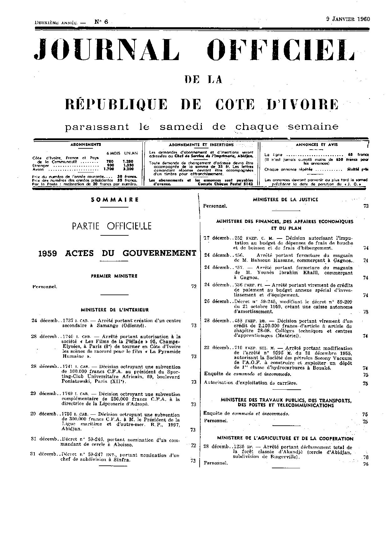 JO 1960-006