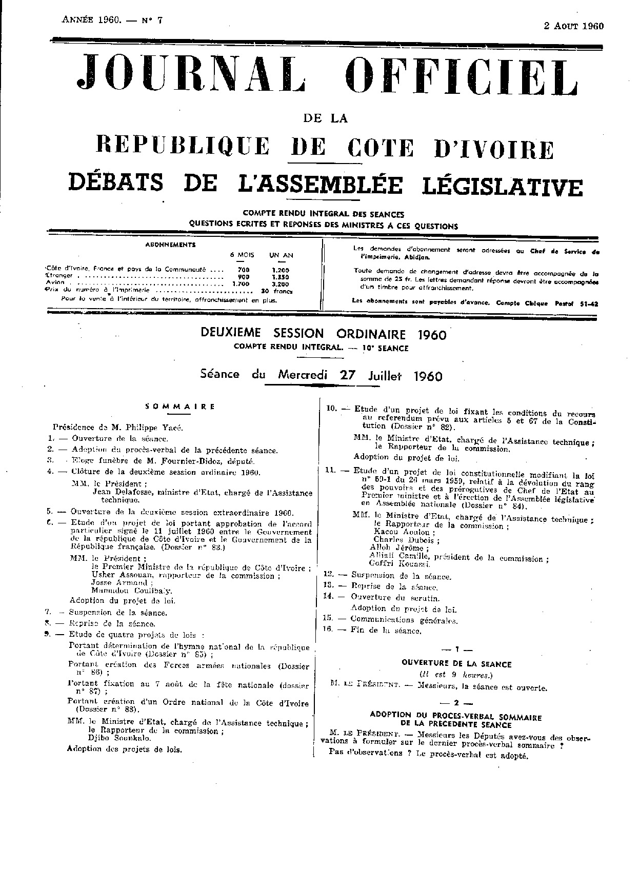 JO 1960-007
