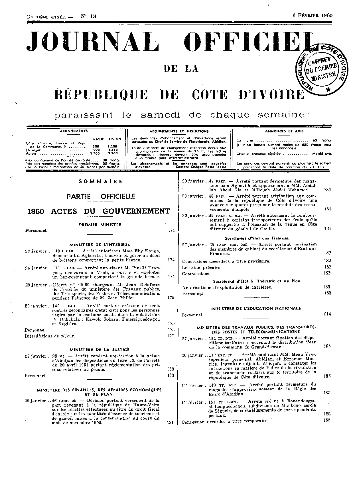 JO 1960-013