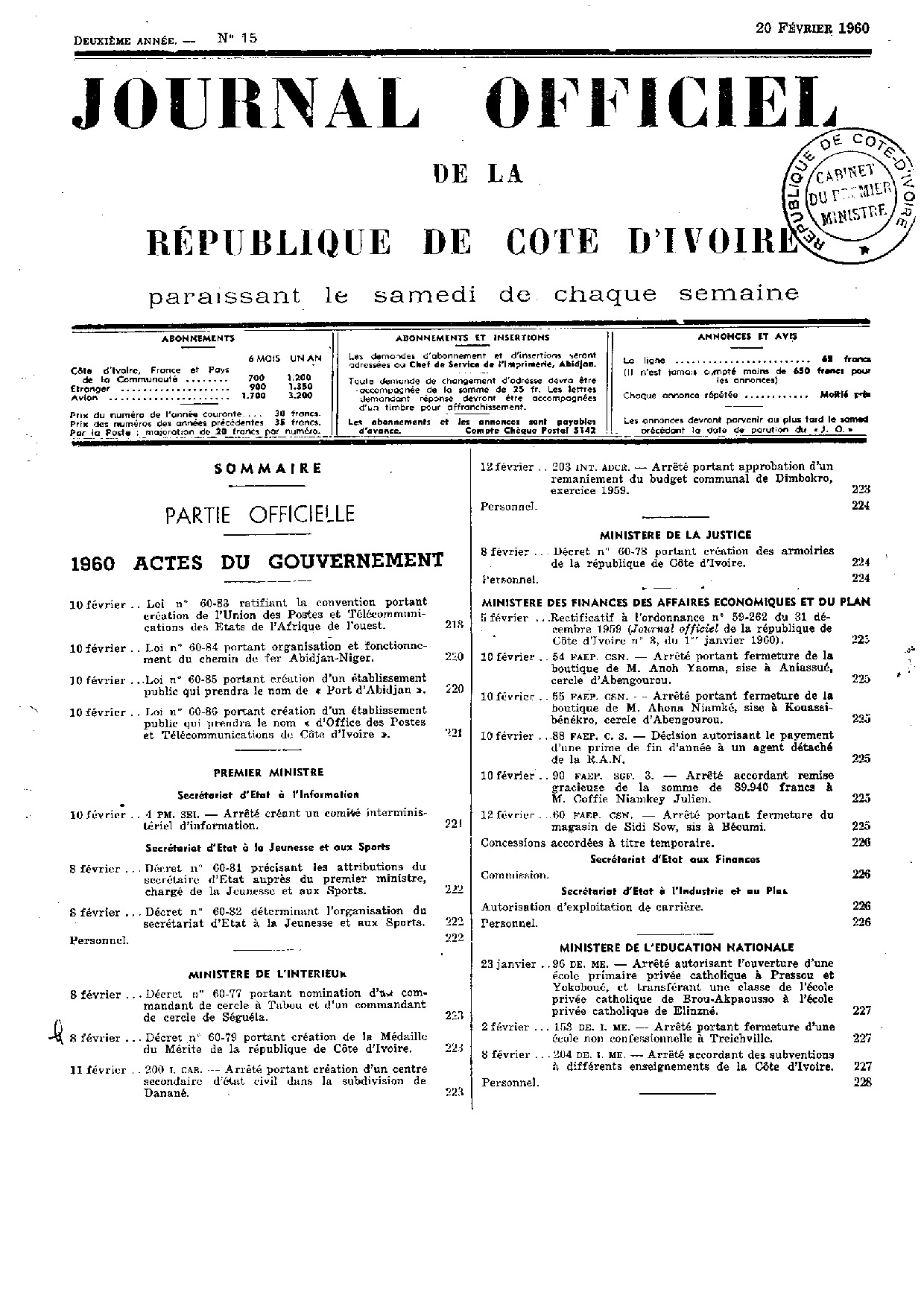 JO 1960-015