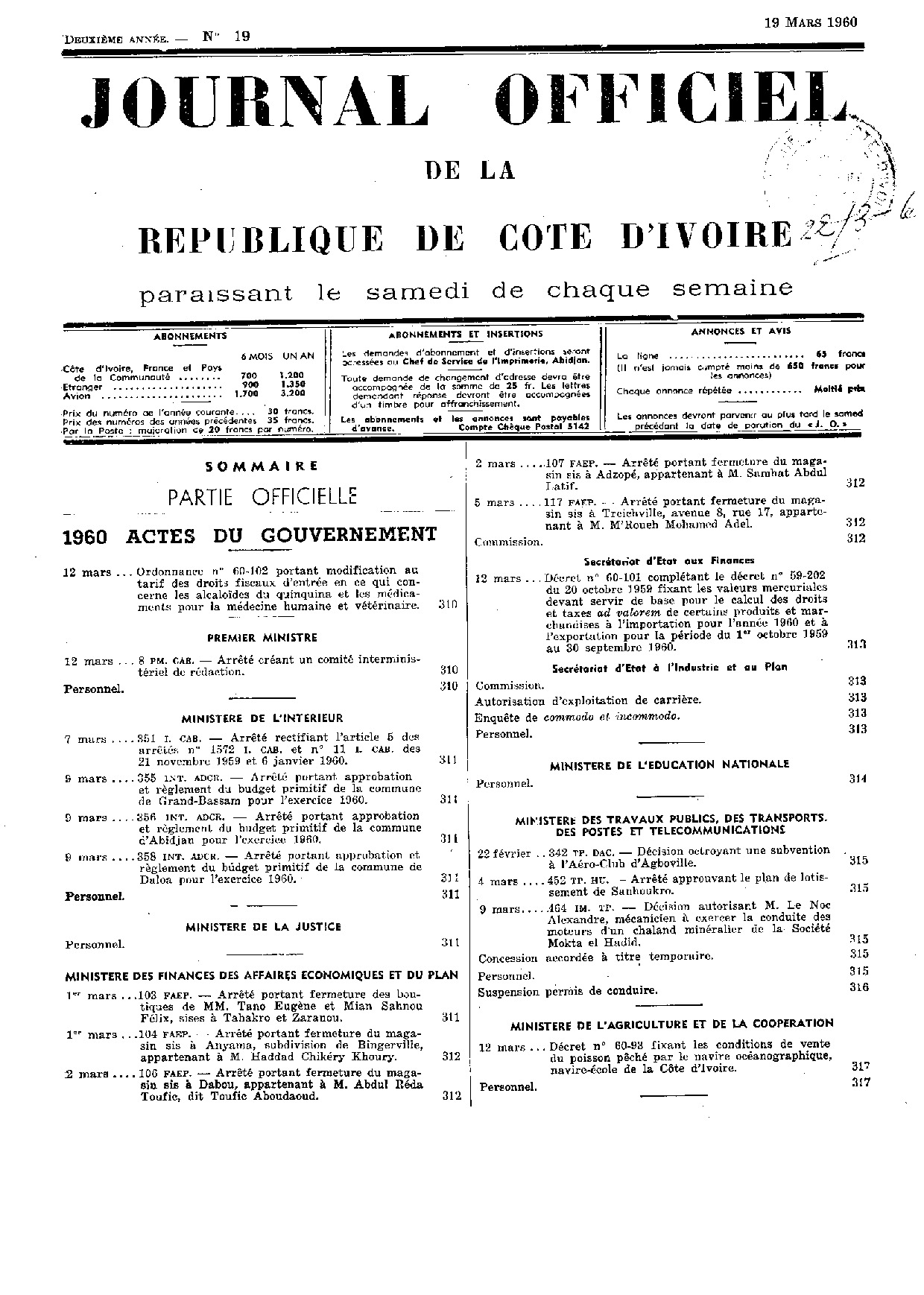JO 1960-019