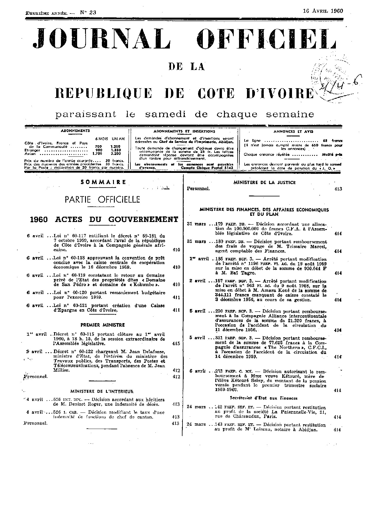 JO 1960-023