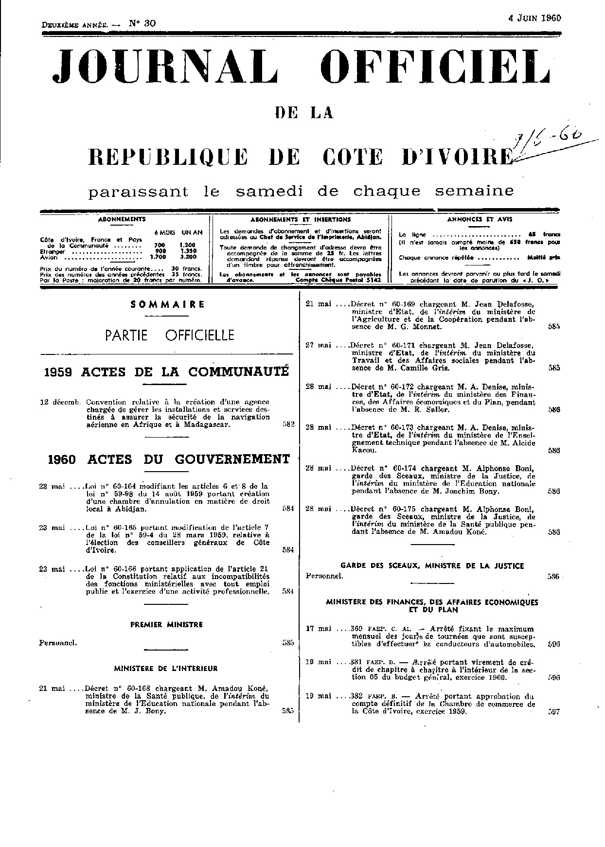 JO 1960-030