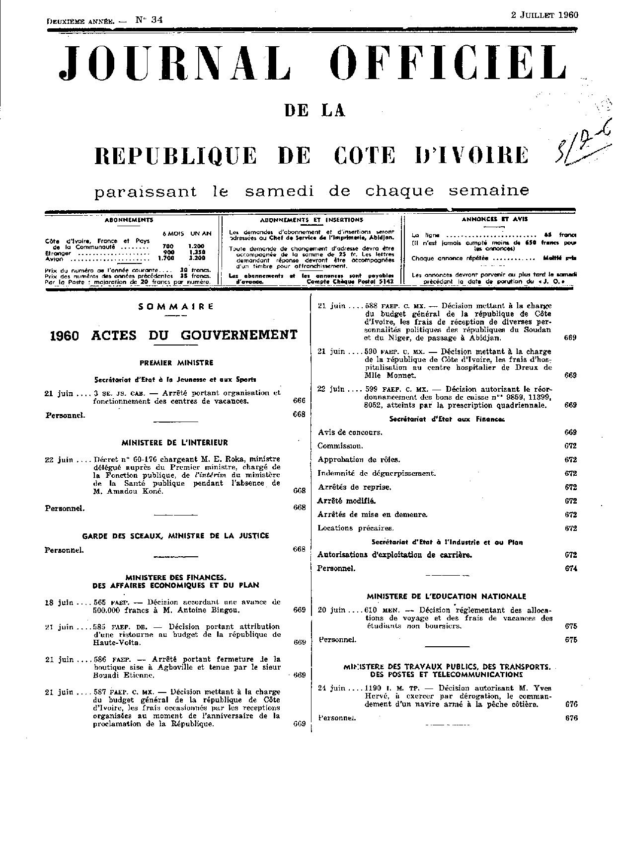 JO 1960-034