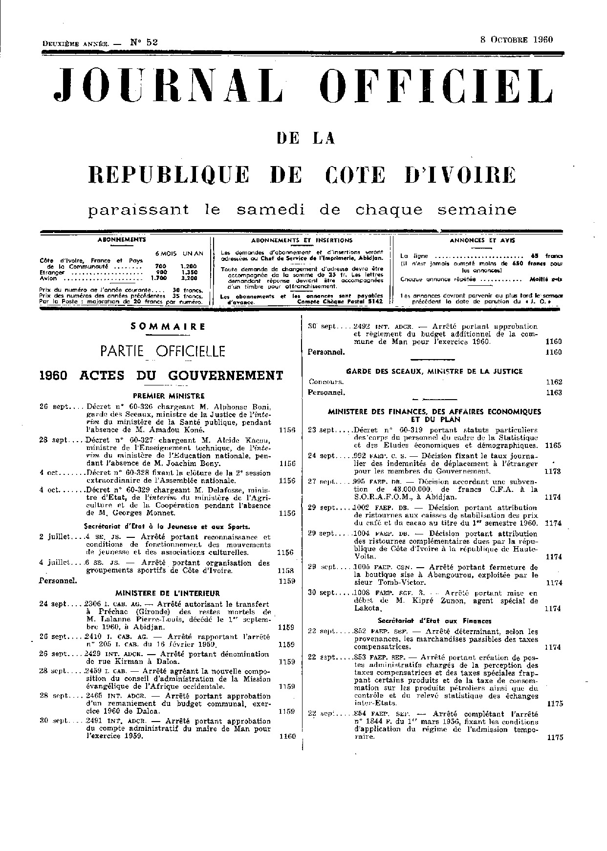 JO 1960-052