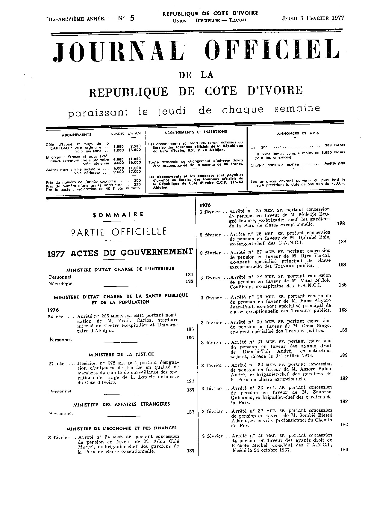 JO 1977-005