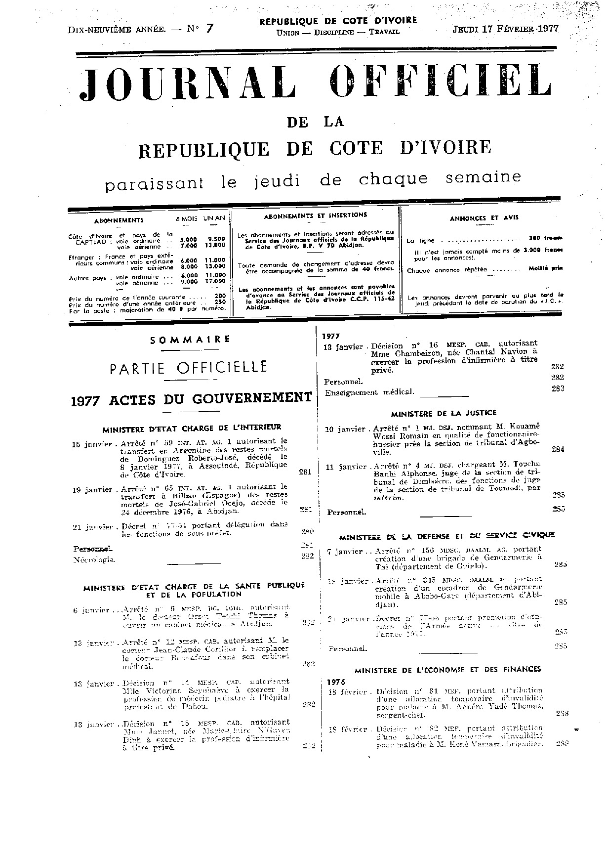 JO 1977-007