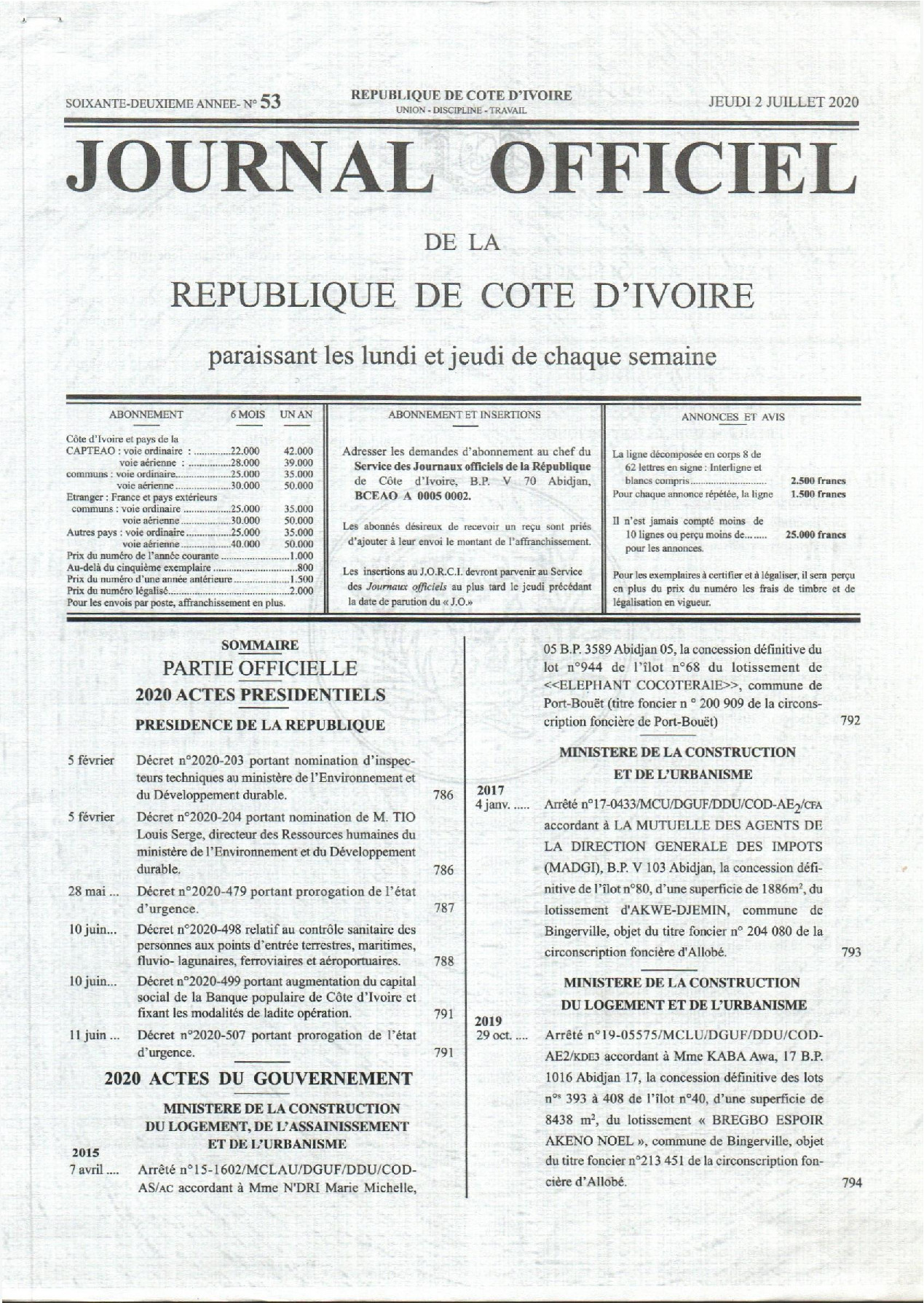 JO 2020-053