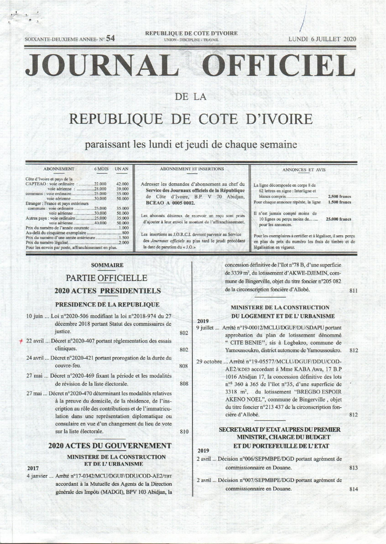 JO 2020-054