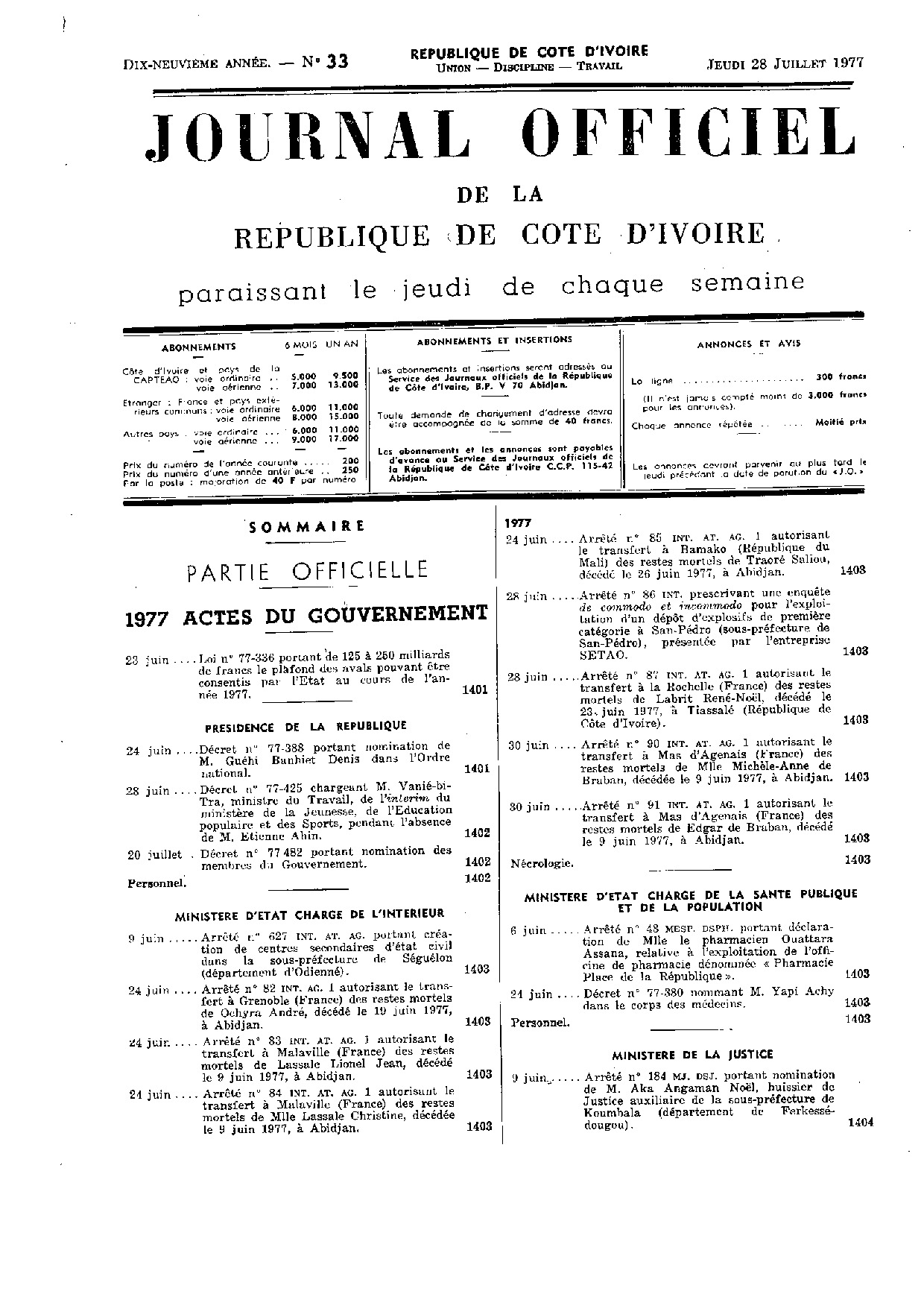JO 1977-033