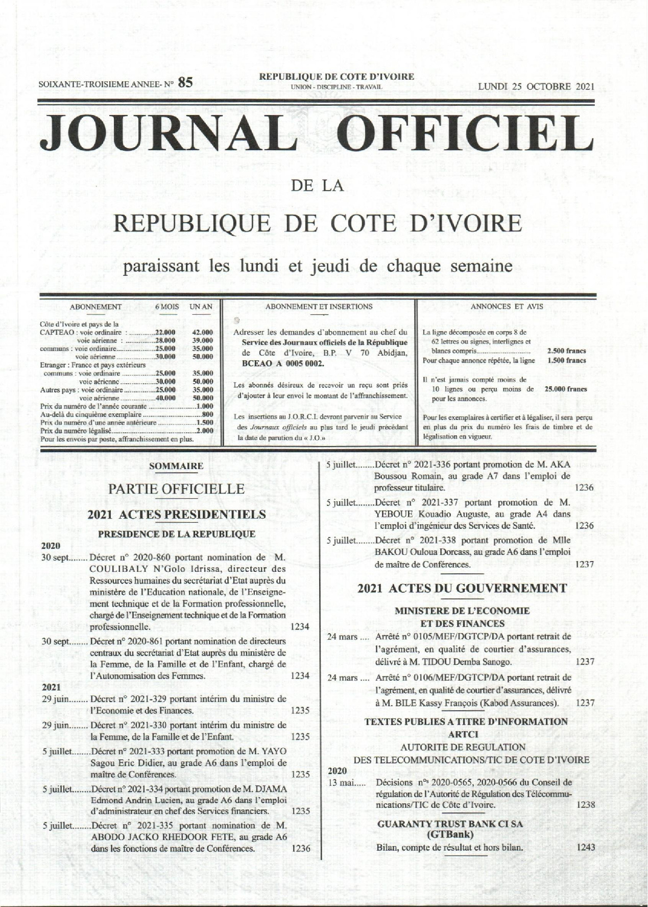 JO 2021-085