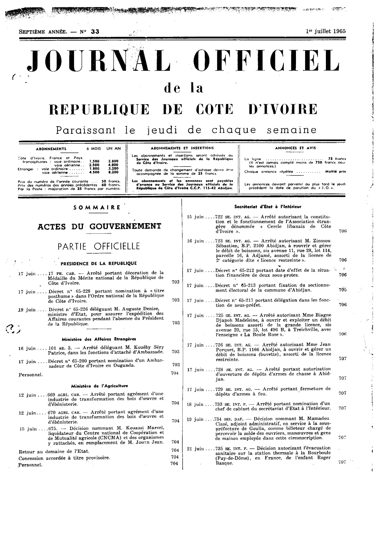 JO 1965-033