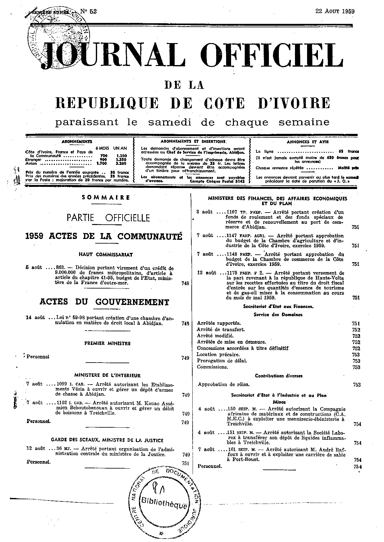 JO 1959-052
