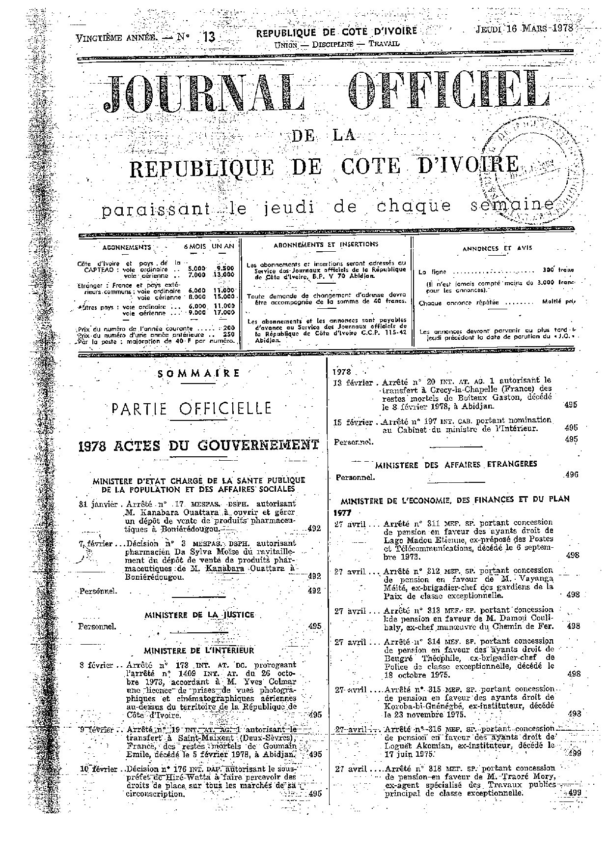 JO 1978-013