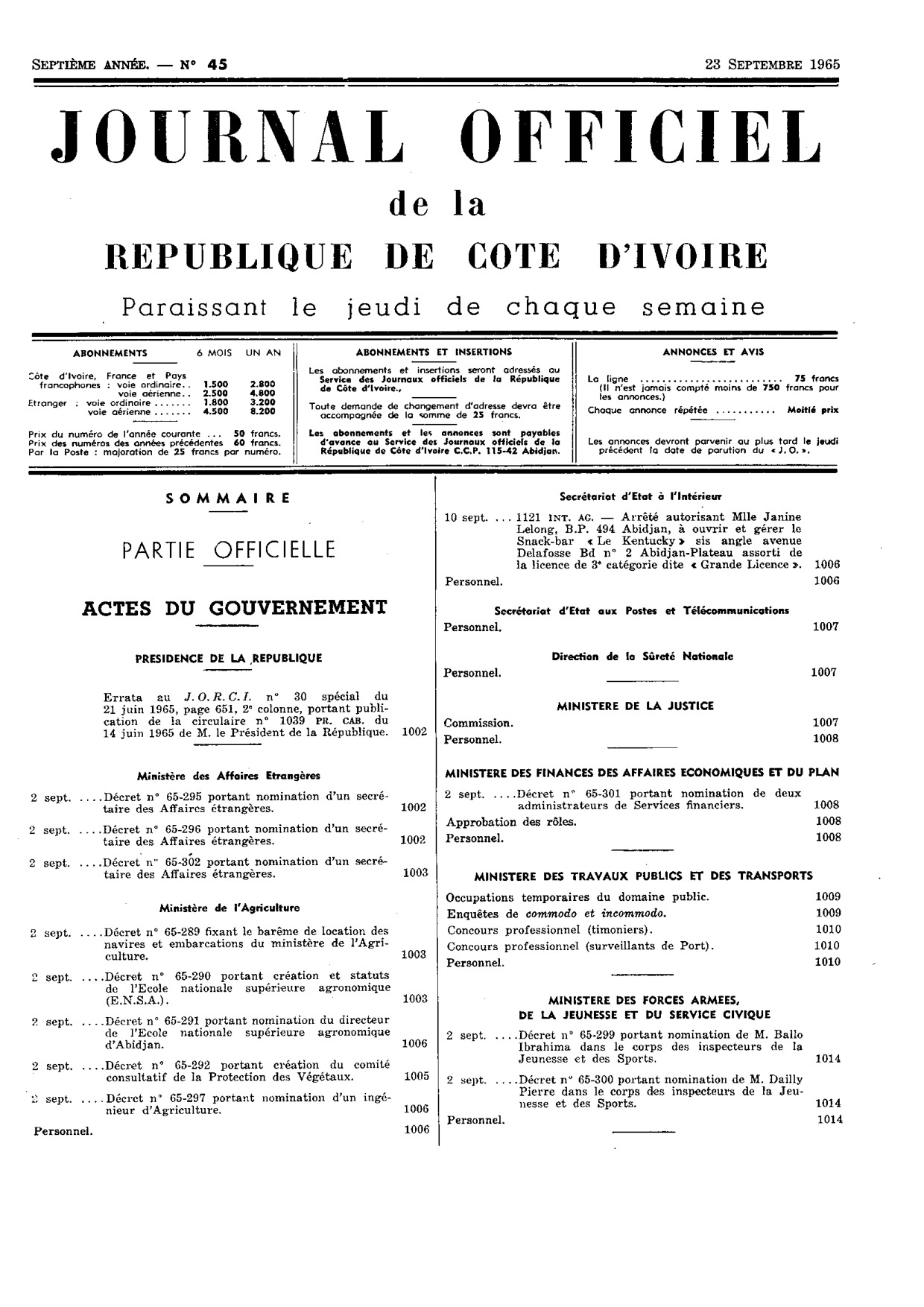 JO 1965-045
