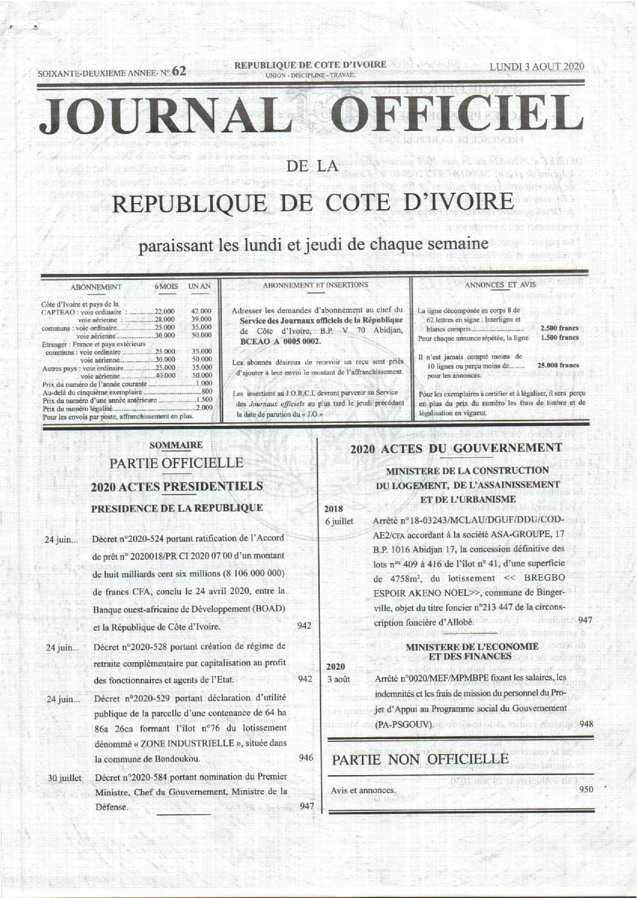 JO 2020-062