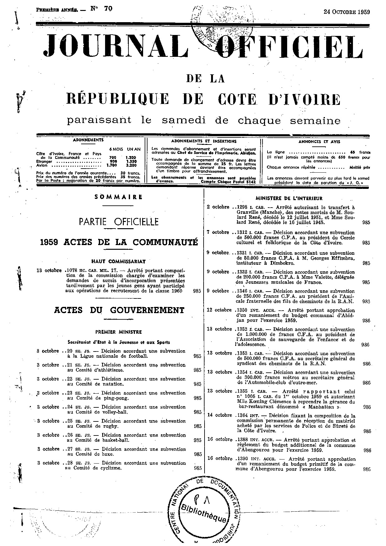 JO 1959-070