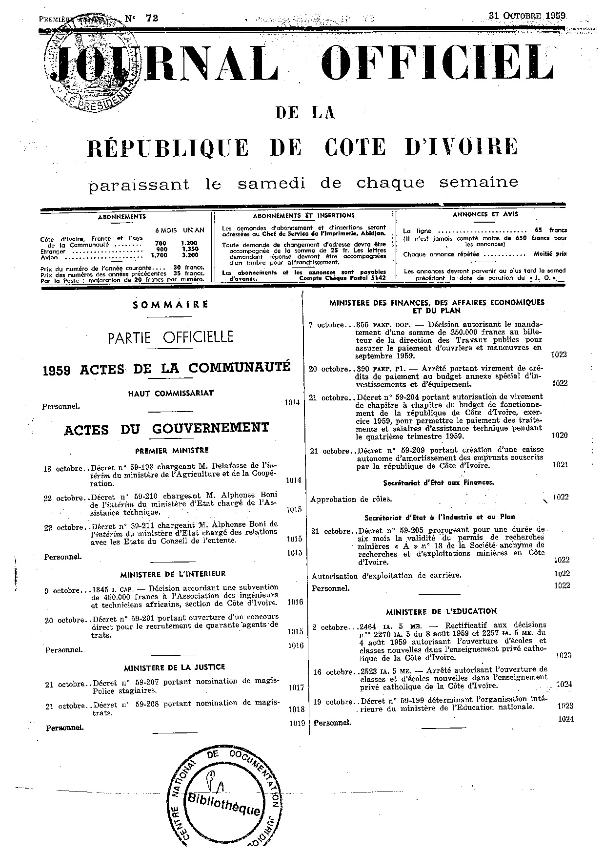 JO 1959-072