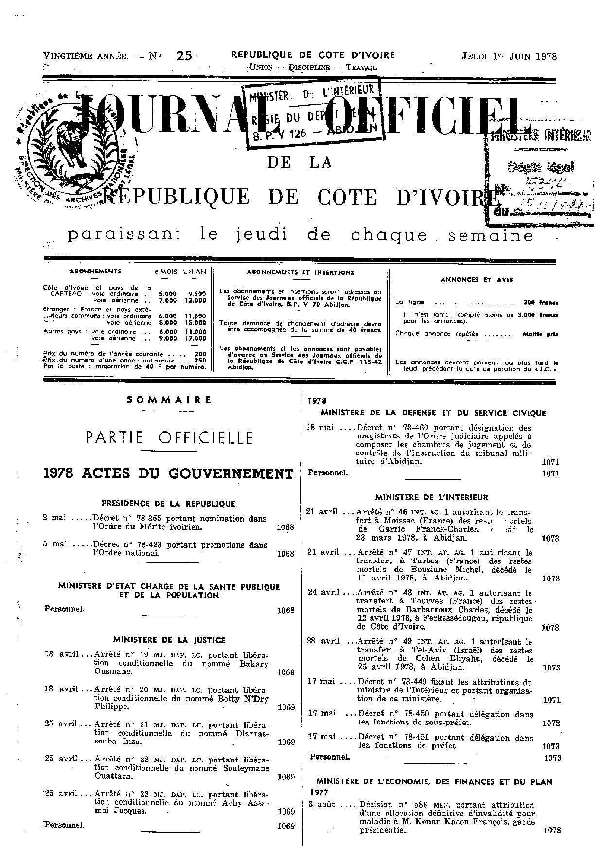 JO 1978-025