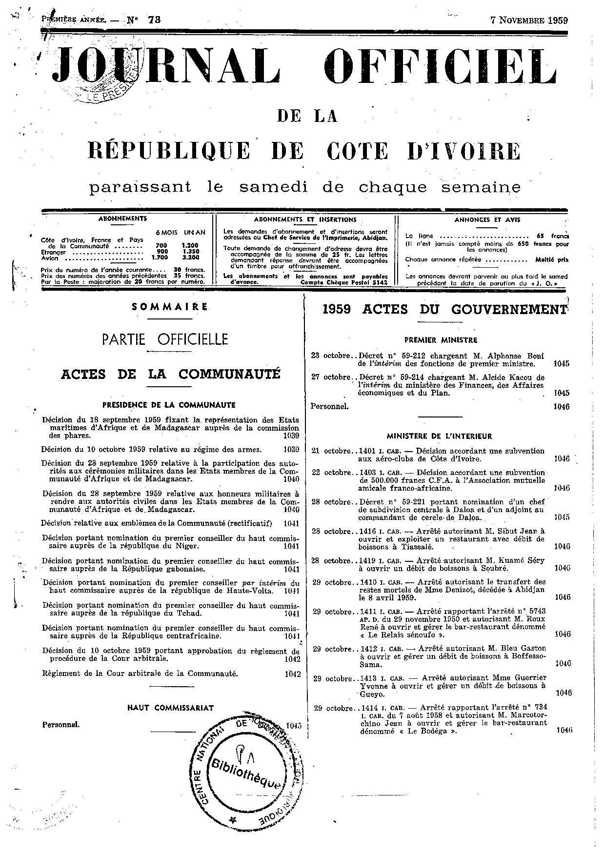 JO 1959-073
