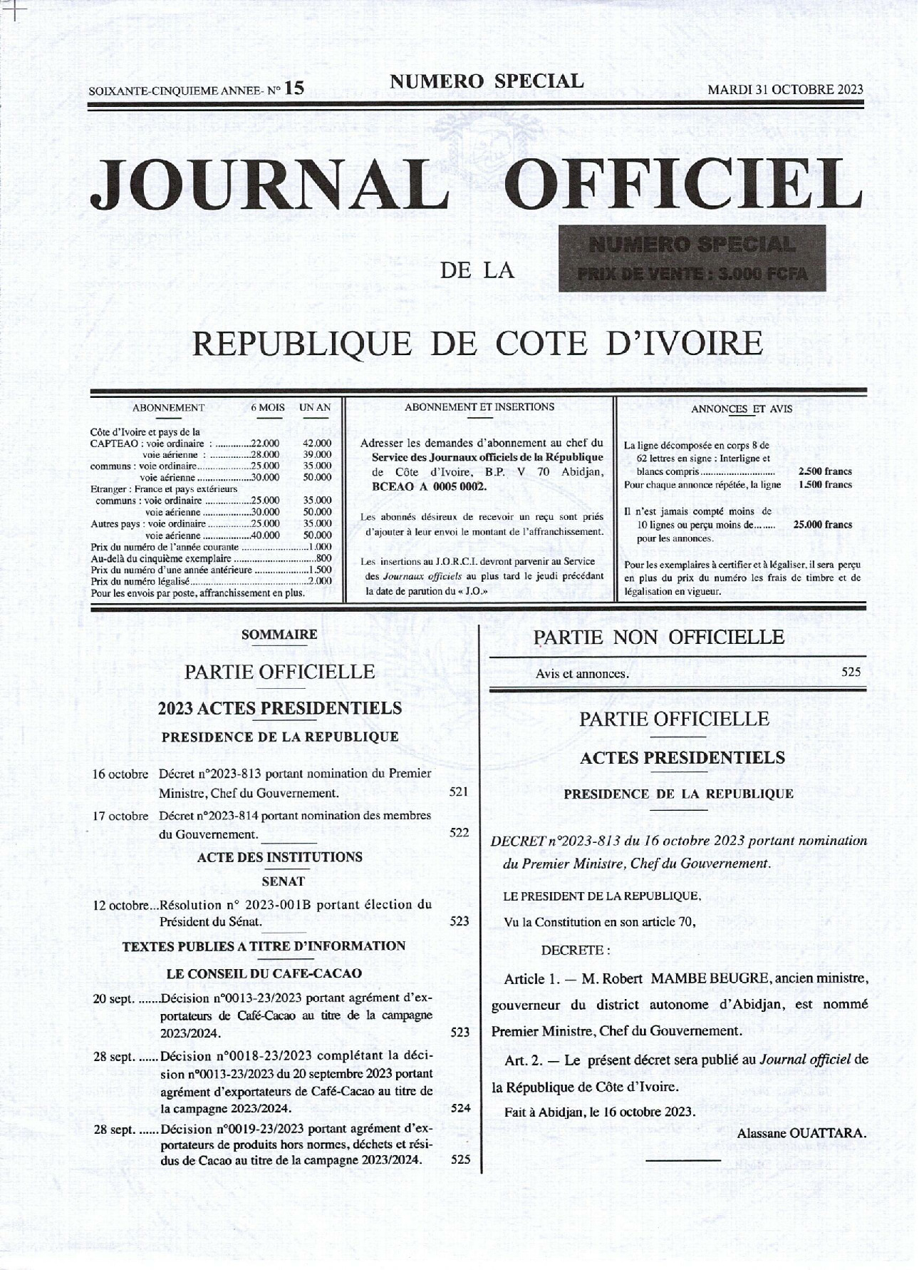JO 2023-015