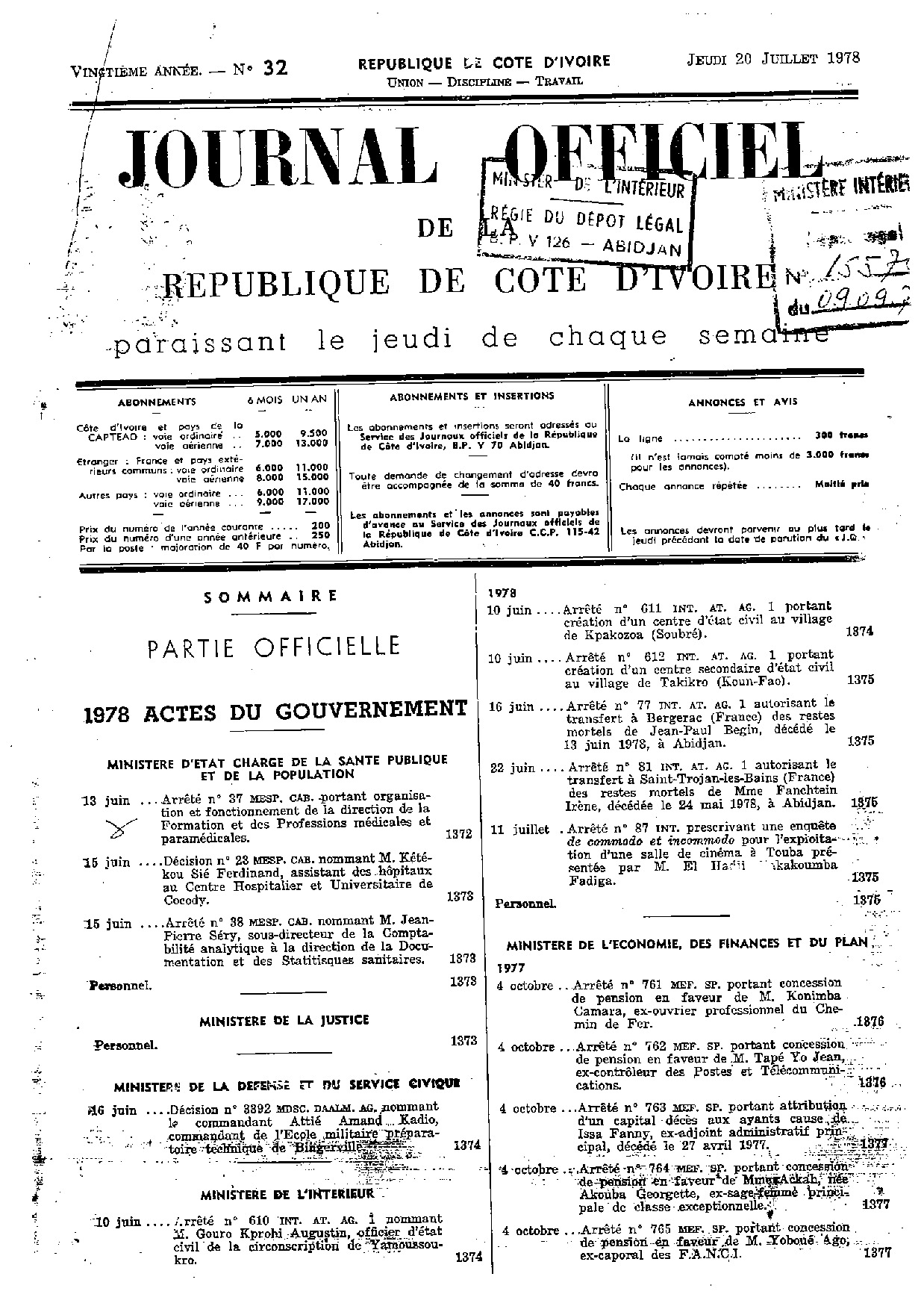 JO 1978-032
