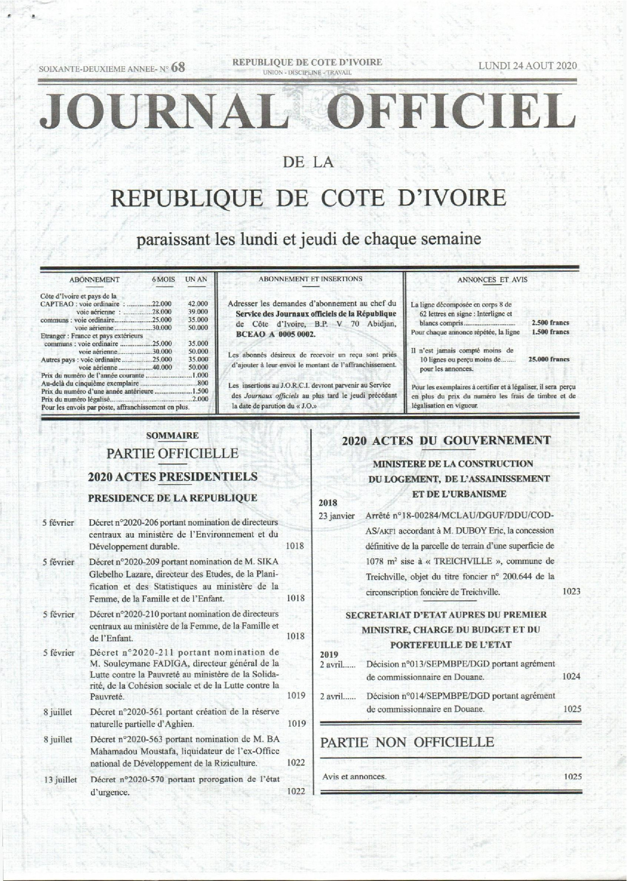 JO 2020-068