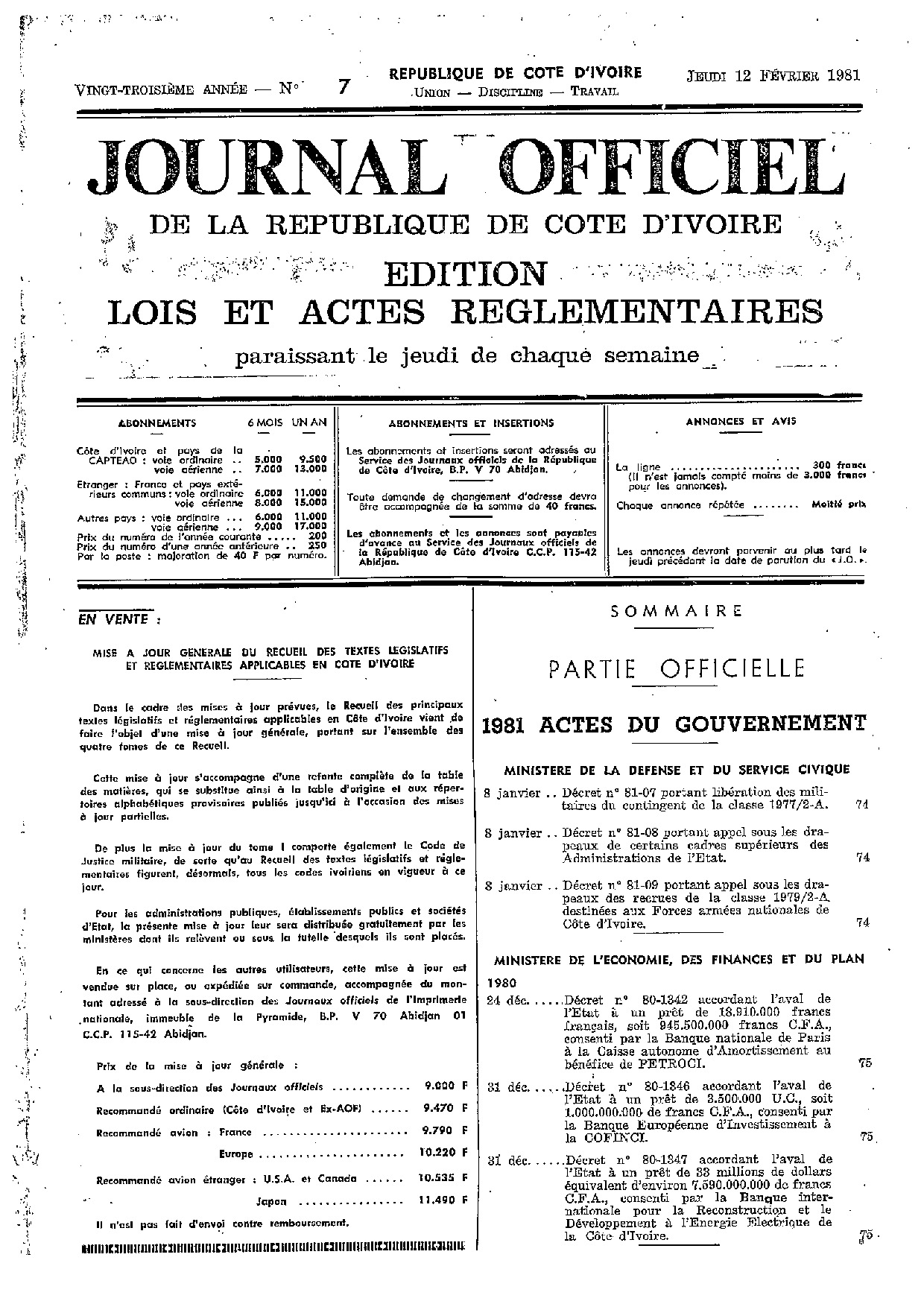 JO 1981-007