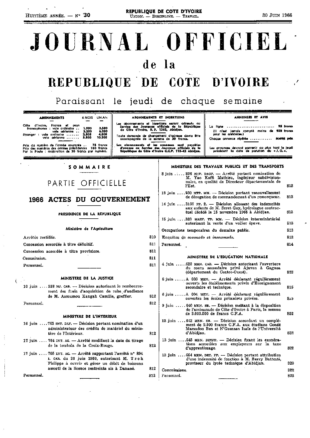 JO 1966-030